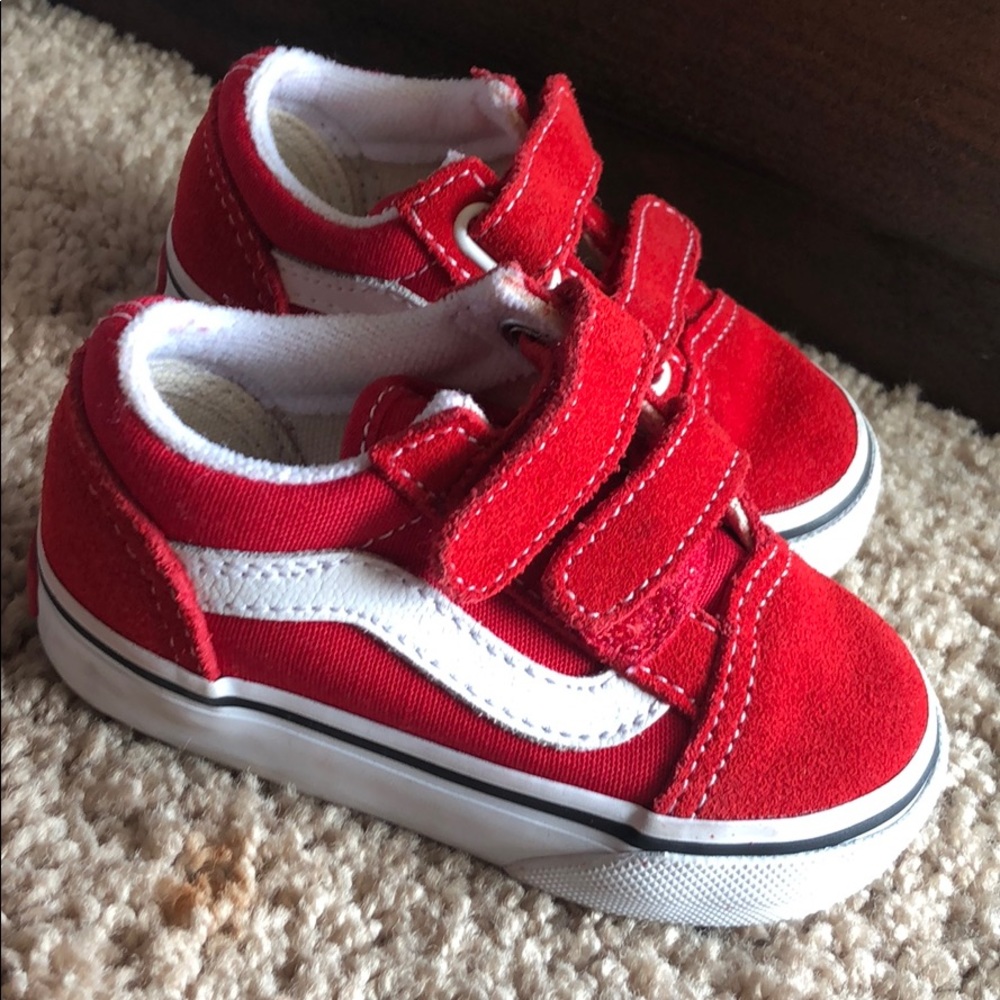 Toddler red vans